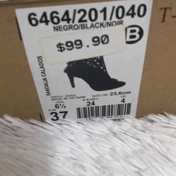 Zara Open Toe Cut Out Boots - Picture 8 of 8